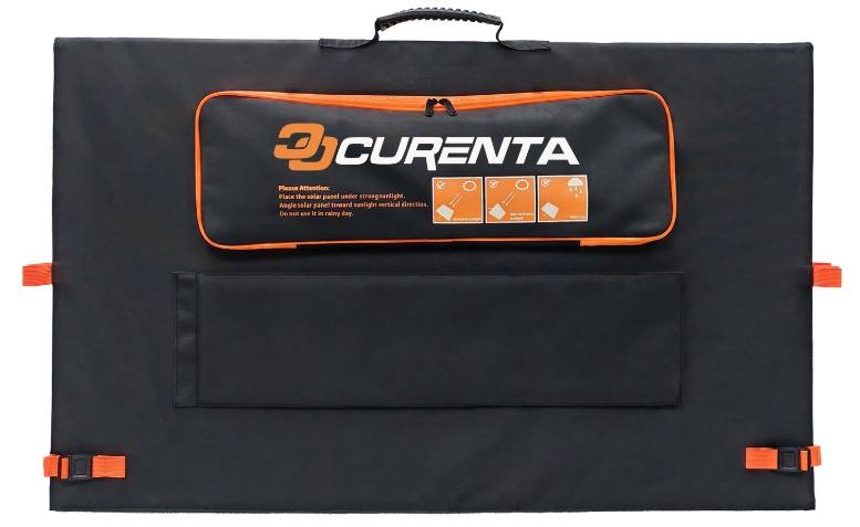 CURENTA 400W Portable Solar Panel,Foldable Solar Panel Power Backup,36V Output Solar Charger for Power Station Off Grid Outdoor Activities, RV, Marine,Camping, Solar Generator, IP67 Waterproof